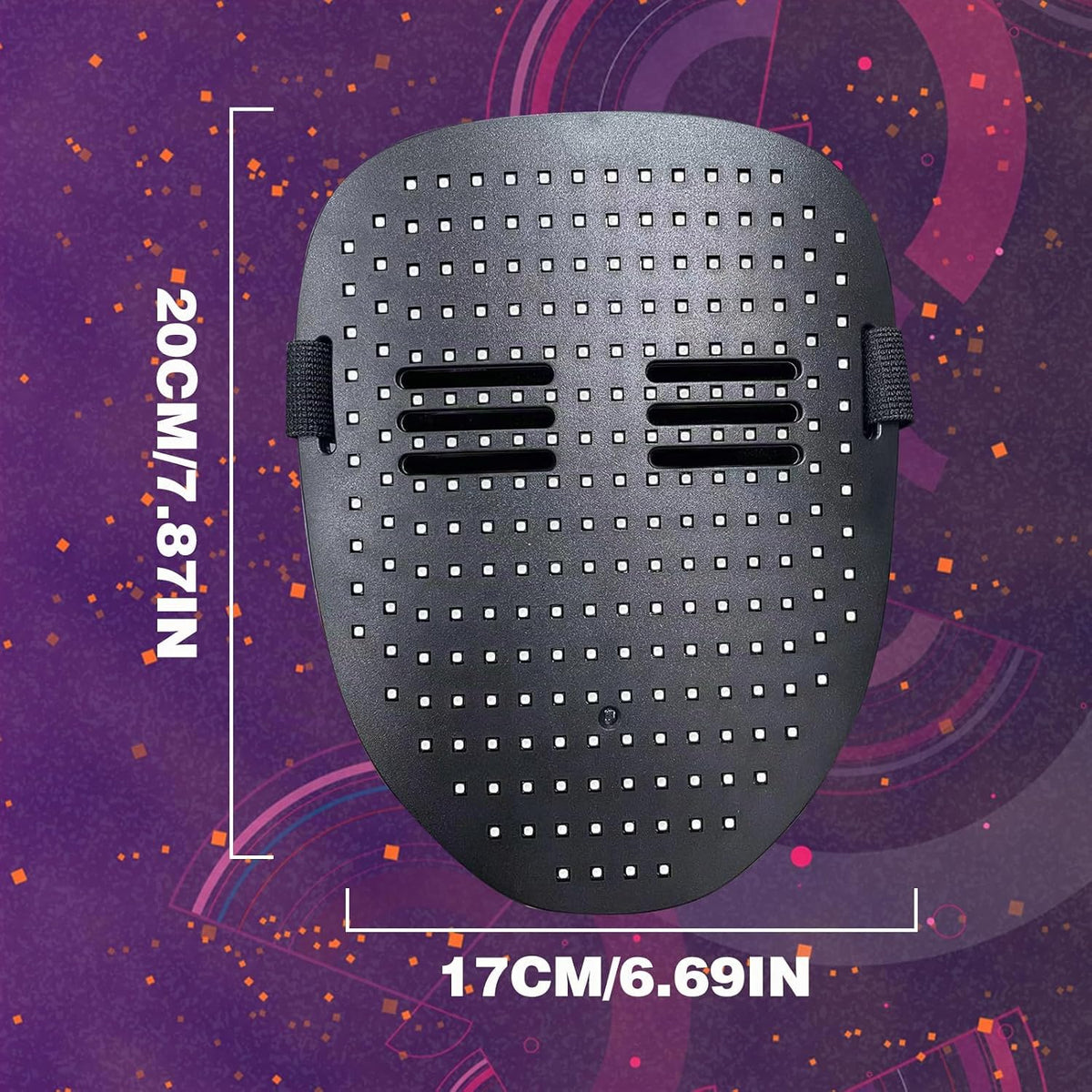 COOLGUARDER - Máscara LED con detección de gestos, máscara facial t...
