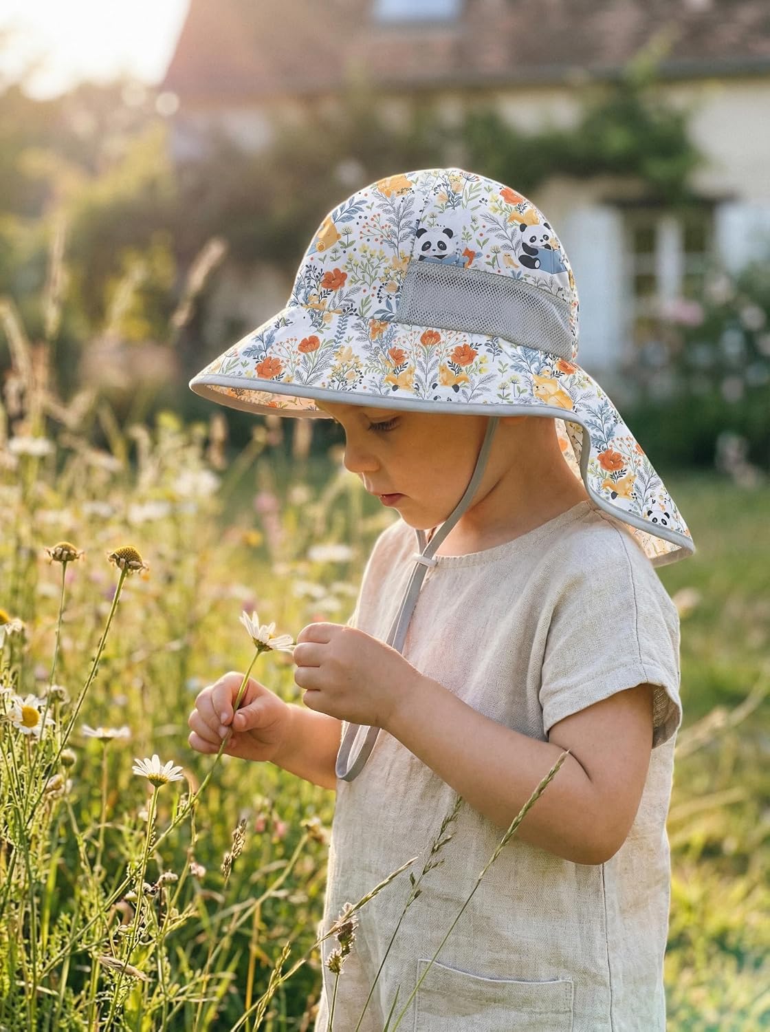WINTOJO Sombrero de sol para niños pequeños, sombrero de pescador U...