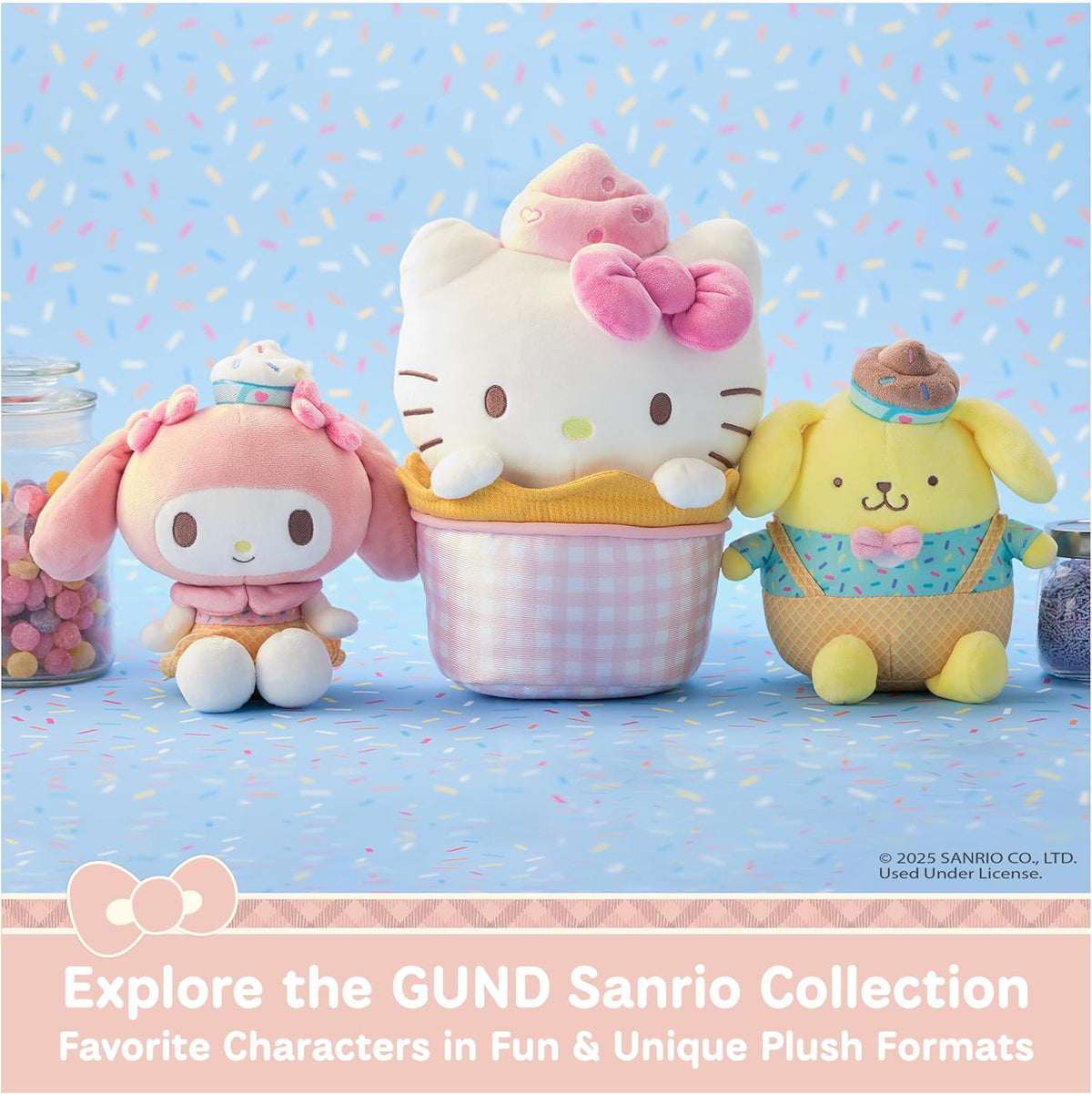 GUND Sanrio Hello Kitty - Juguete de peluche de 6 pulgadas con traj...