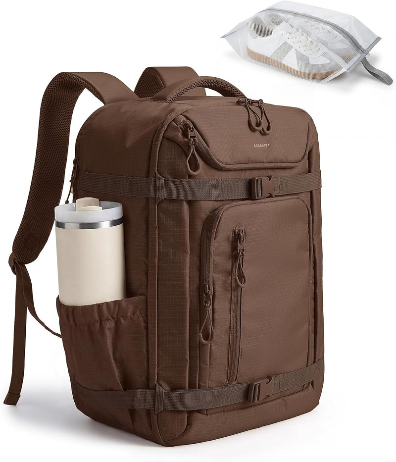 Mochila de viaje BAGSMART para mujeres y hombres, mochila de transp...