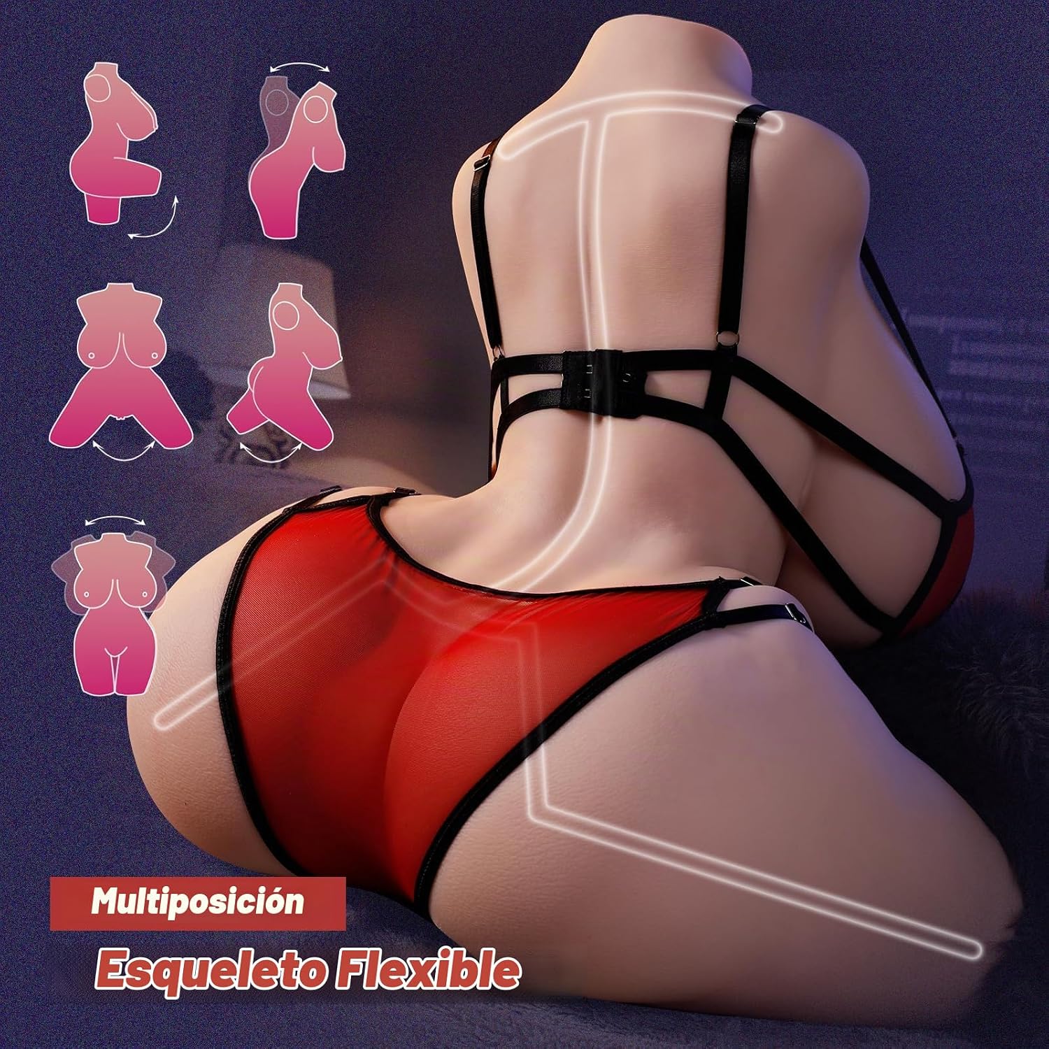 Sexpower Muñeca sexual masculina de 50 libras, juguetes sexuales pa...