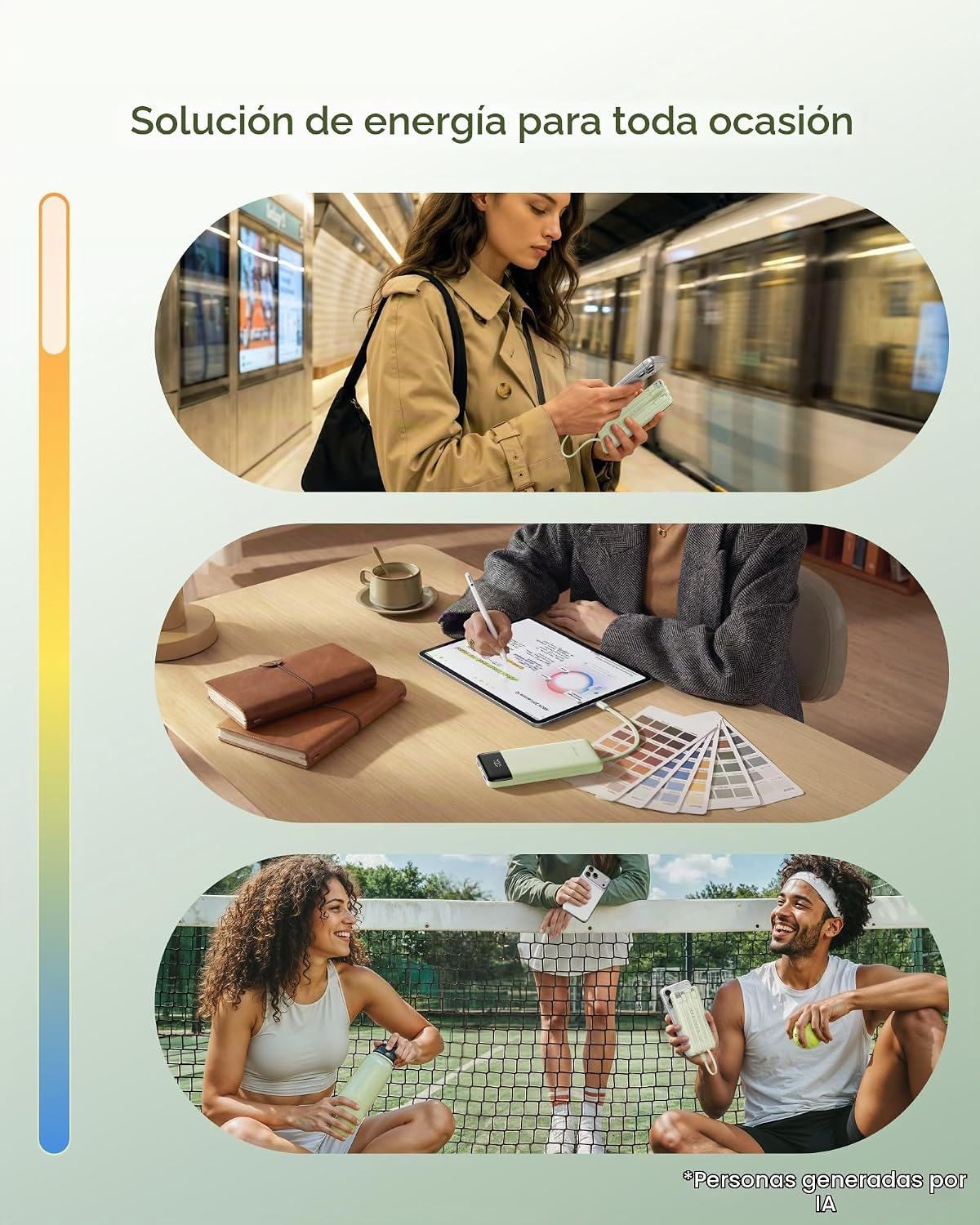 cargador portátil charmast, banco de energía de carga rápida | comp...