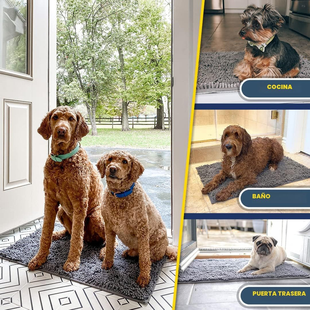 Muddy Mat® - Tapete de microfibra superabsorbente para mascotas, an...
