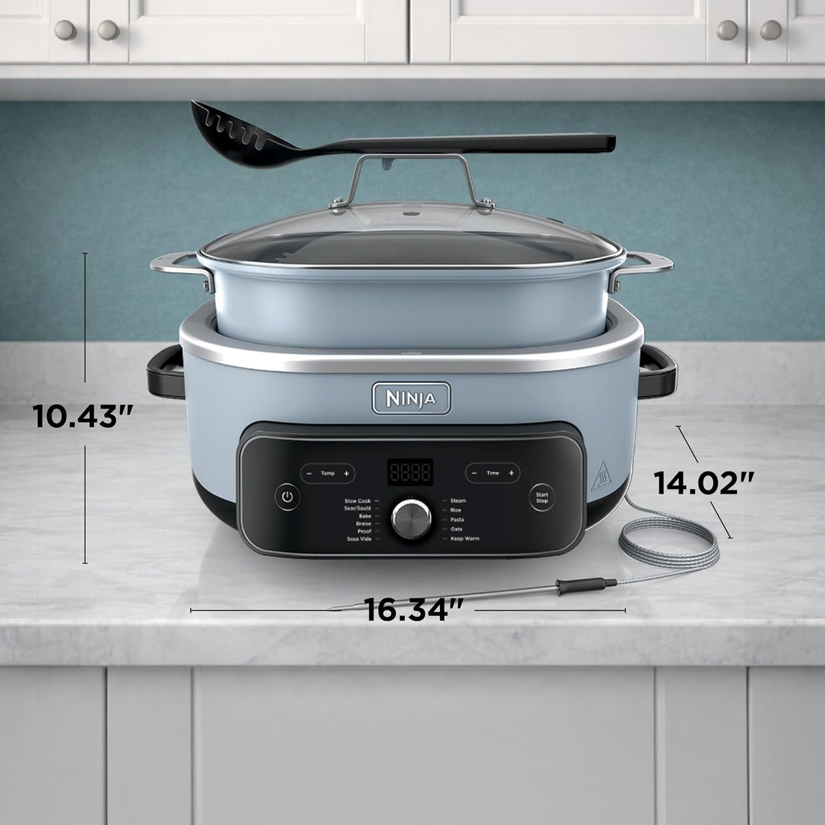 Ninja® PossibleCooker™ PRO Plus 11 en 1, 8.5 cuartos, azul traza, M...