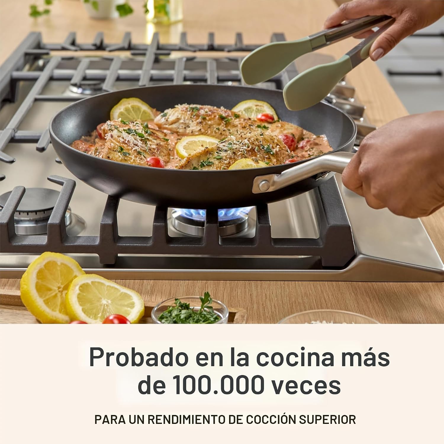 Calphalon®, sartén antiadherente anodizada dura de 12 pulgadas