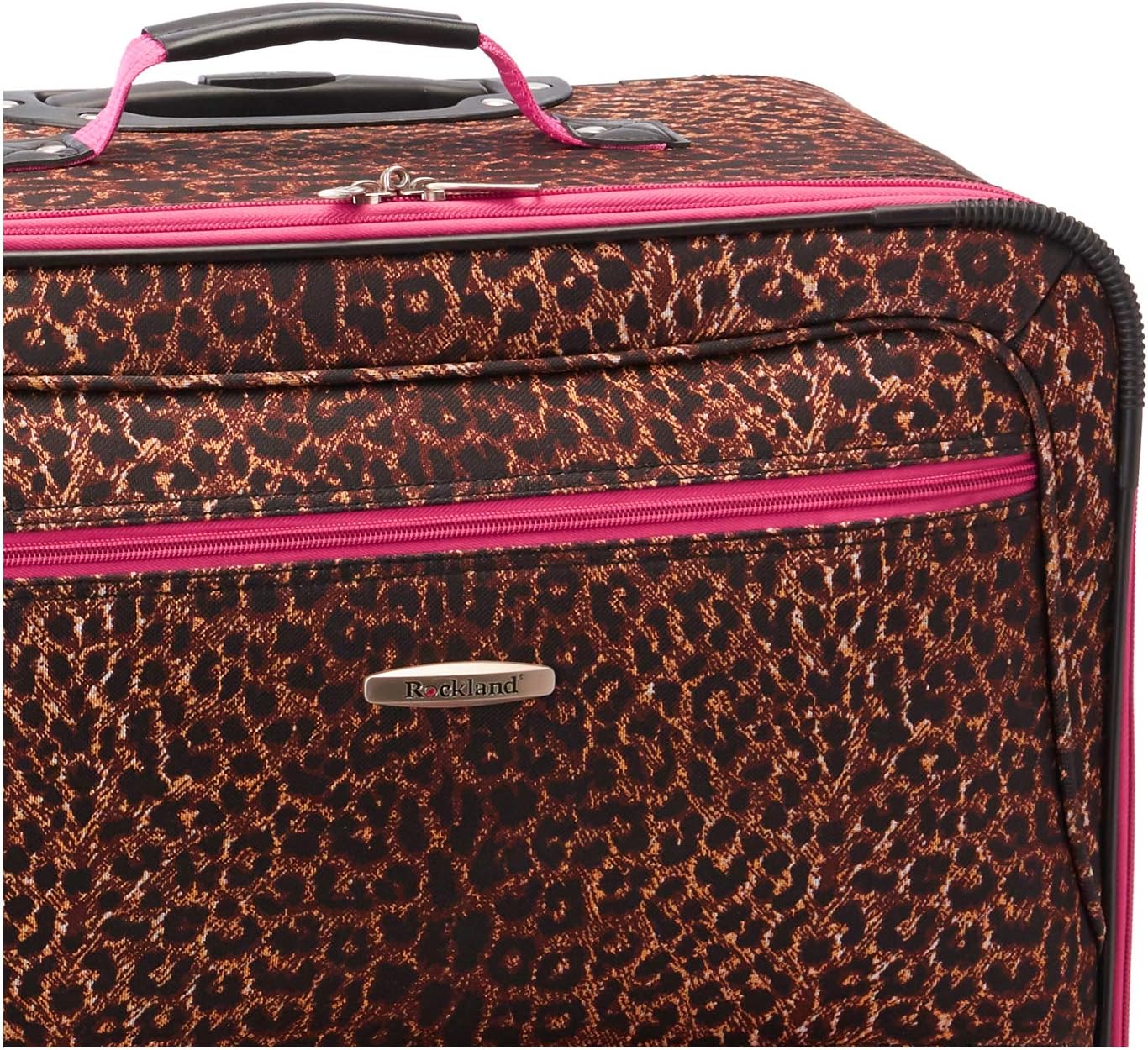 Rockland Vara Softside - Equipaje vertical de 3 piezas, rosado (Pin...