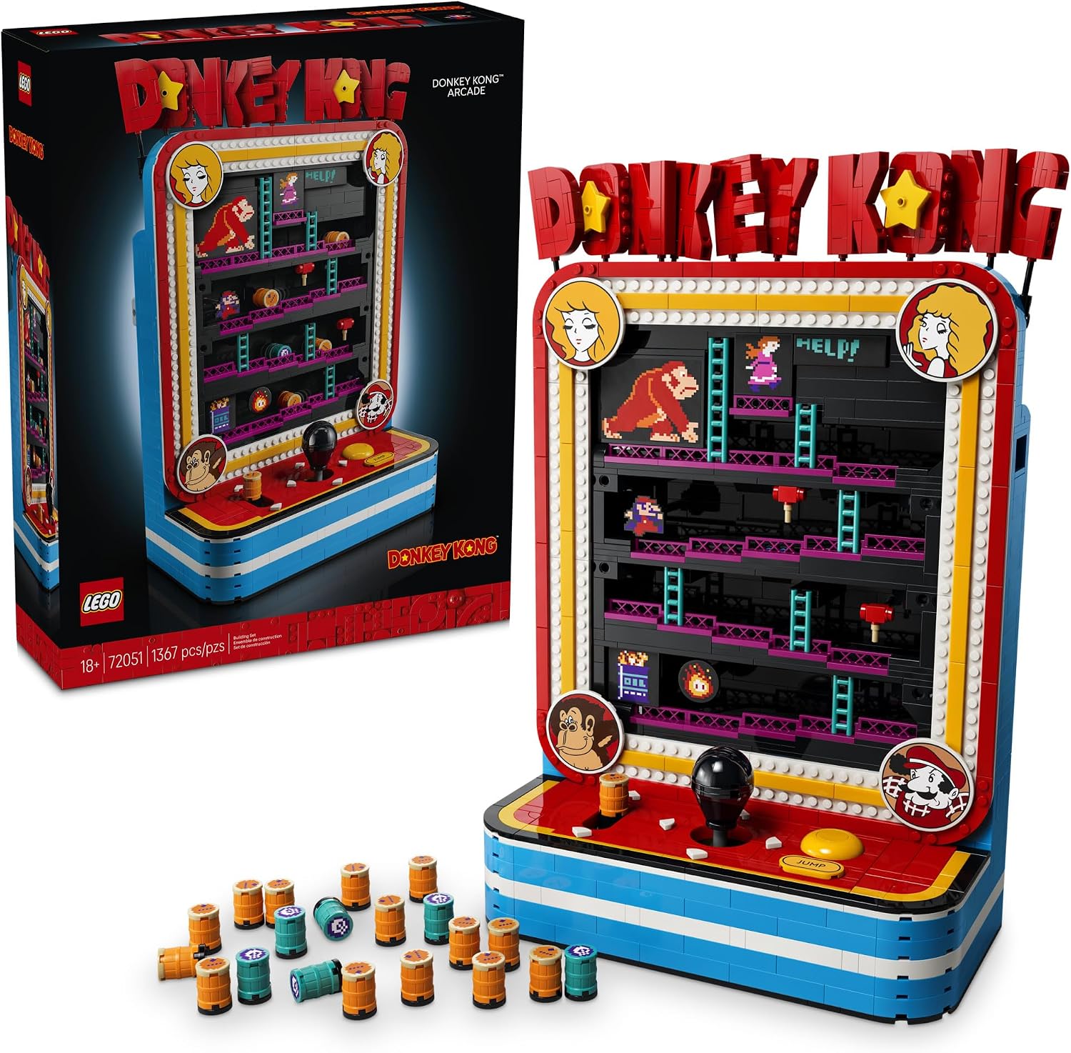 LEGO Super Mario Donkey Kong Arcade 72051 | Juego de construcción c...