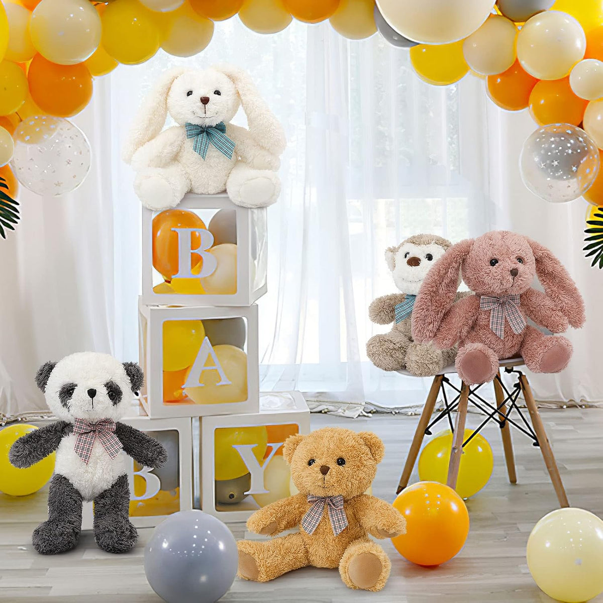MaoGoLan Juego de animales de peluche de 13 pulgadas a granel, paqu...