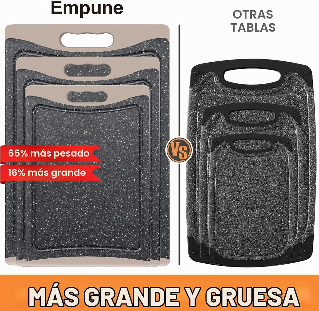 Tablas de cortar extra grandes, tablas de cortar de plástico para c...