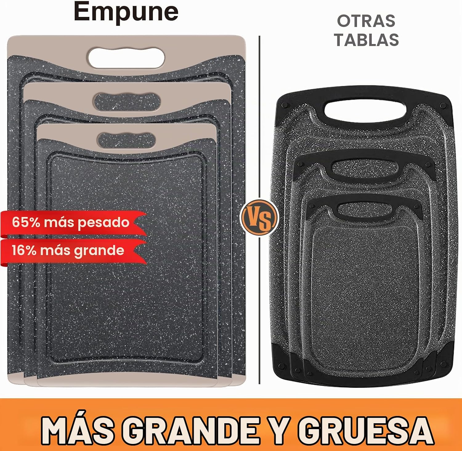 Tablas de cortar extra grandes, tablas de cortar de plástico para c...
