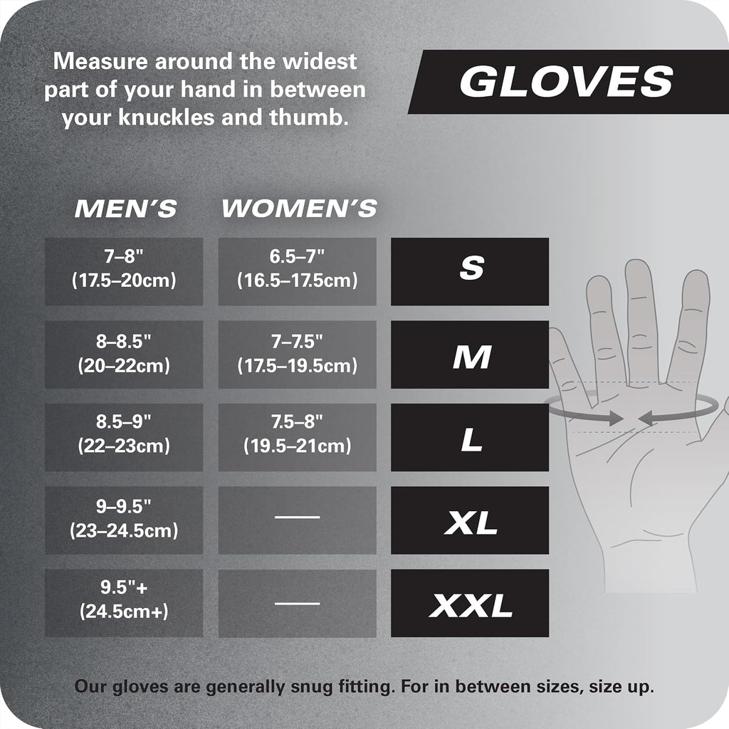 Harbinger Guantes de entrenamiento con agarre para muñeca, agarre m...