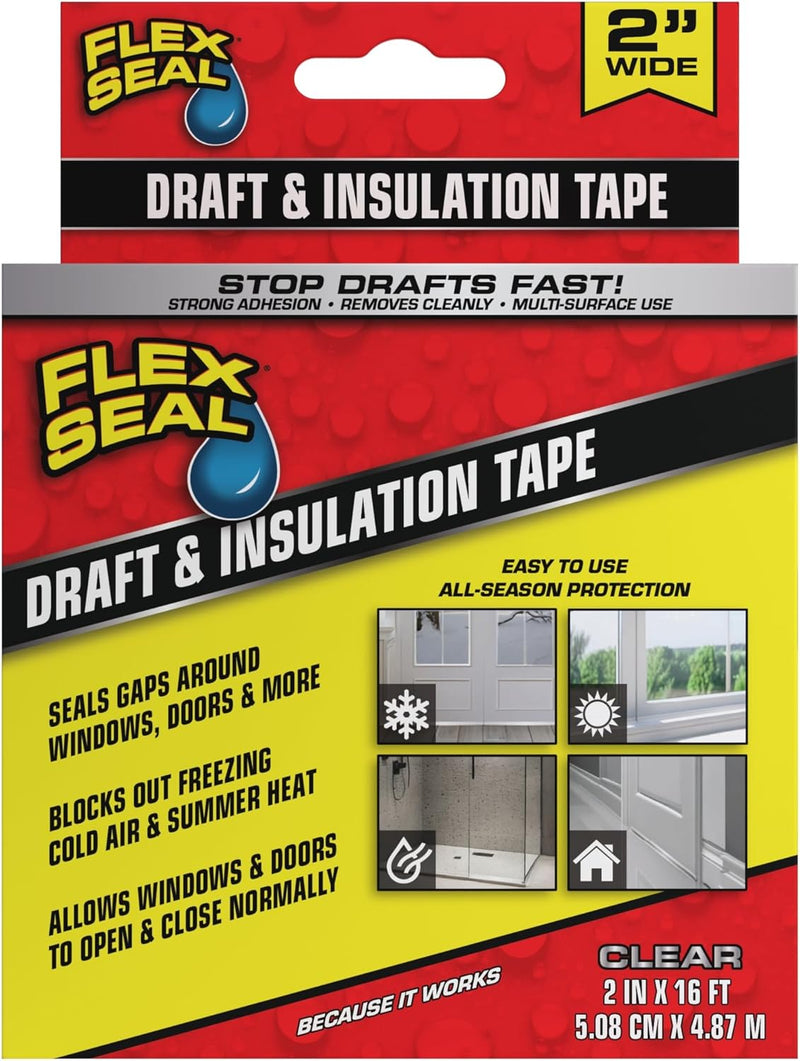 Flex Seal Cinta de Sellado contra Corrientes de Aire y Aislamiento,...