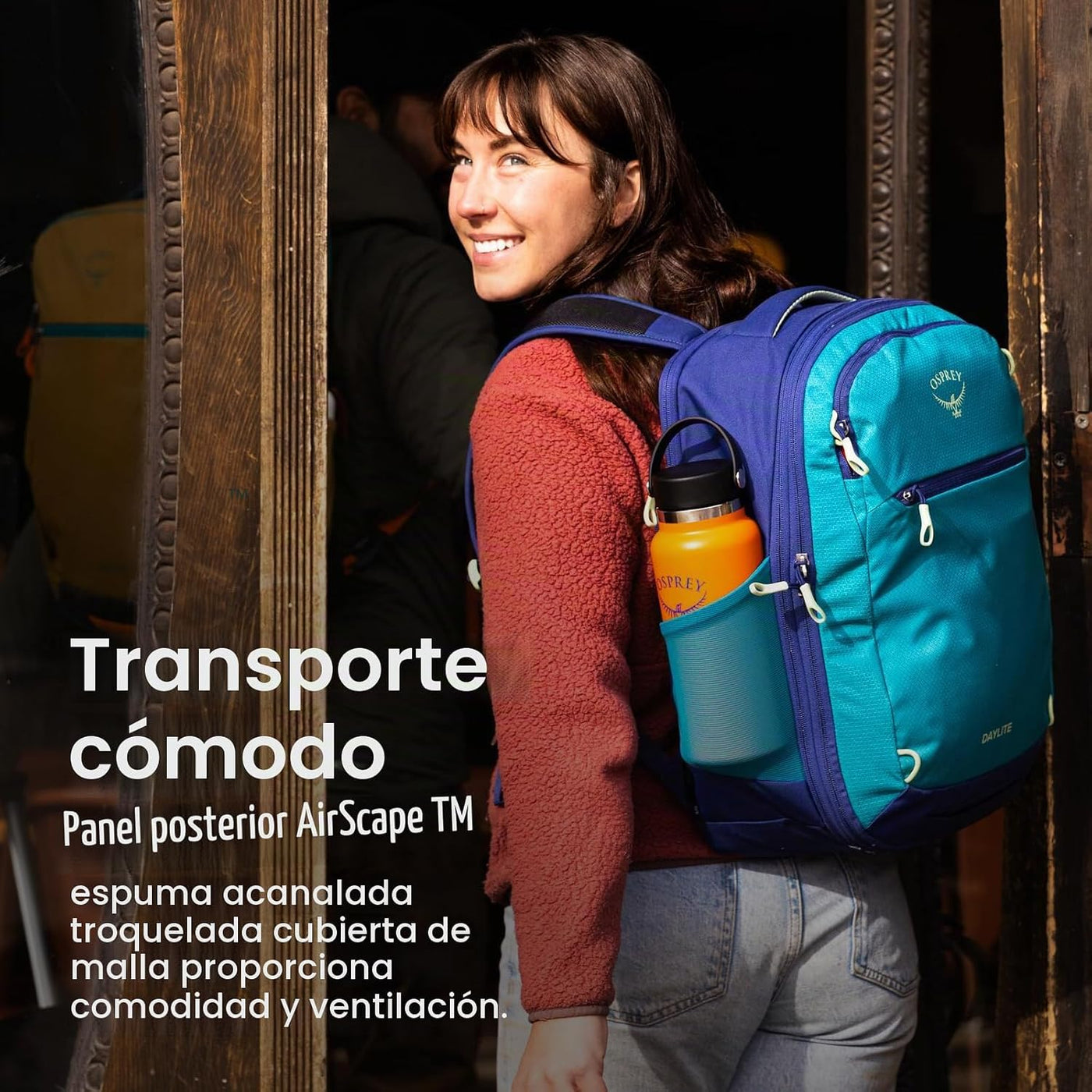 Mochila Osprey Daylite Expandable 26+6 para viajes, Negra | mochila...