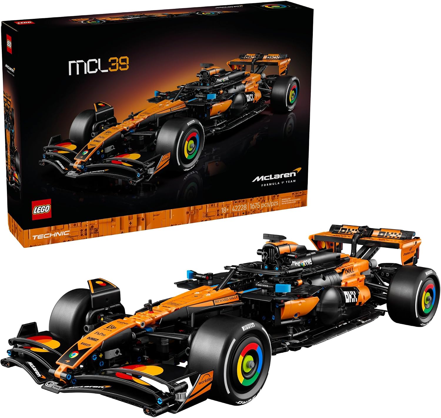 LEGO Technic McLaren MCL39 F1 - Juego de construcción de automóvil...