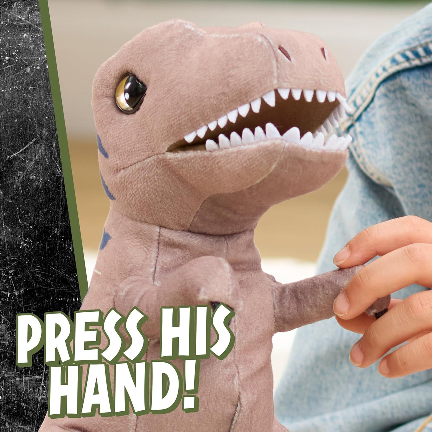 JURASSIC WORLD Rebirth Roaring T. rex - Dinosaurio de peluche inter...