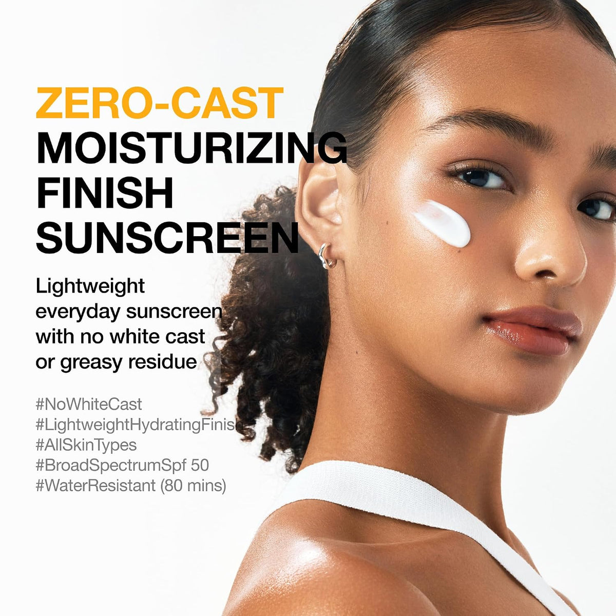 Anua Protector solar hidratante Zero-Cast SPF 50, 1.69 fl oz | Prot...