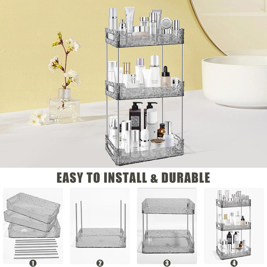 TENDER EPOCH Organizador de encimera de baño de 3 niveles, organiza...