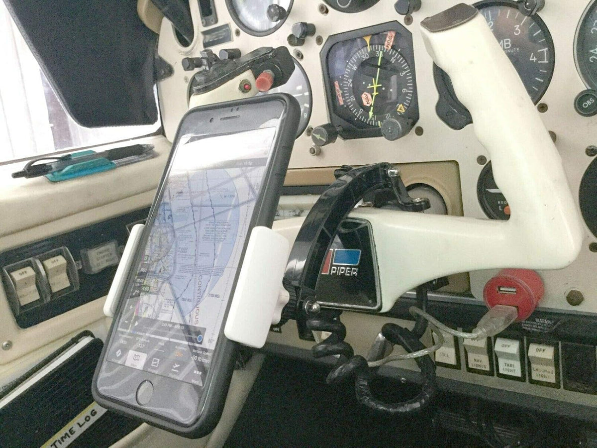 SummitLink Soporte de yugo de avión 3 en 1 compatible con iPad iPho...