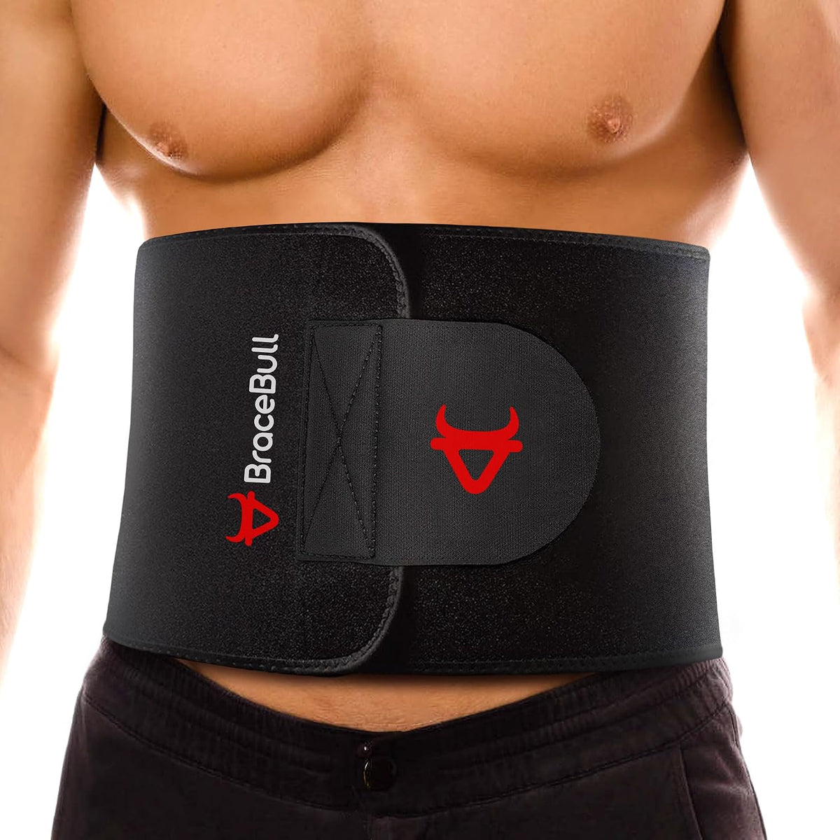 BraceBull Recortador de cintura para mujeres y hombres, banda de su...