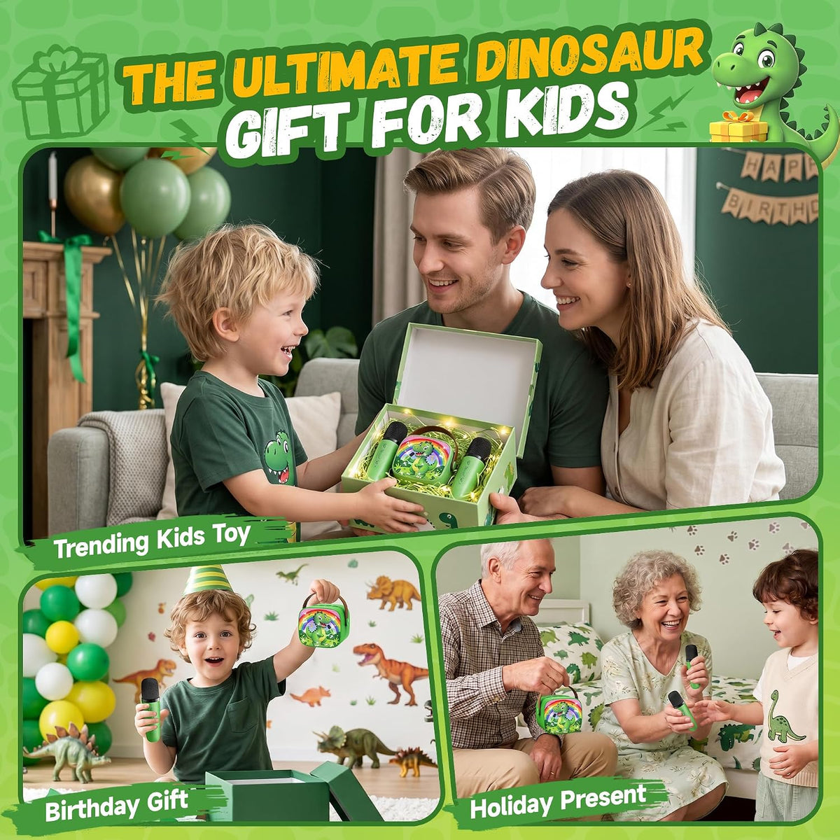 YLL Máquina de karaoke para niños, los mejores regalos de cumpleaño...