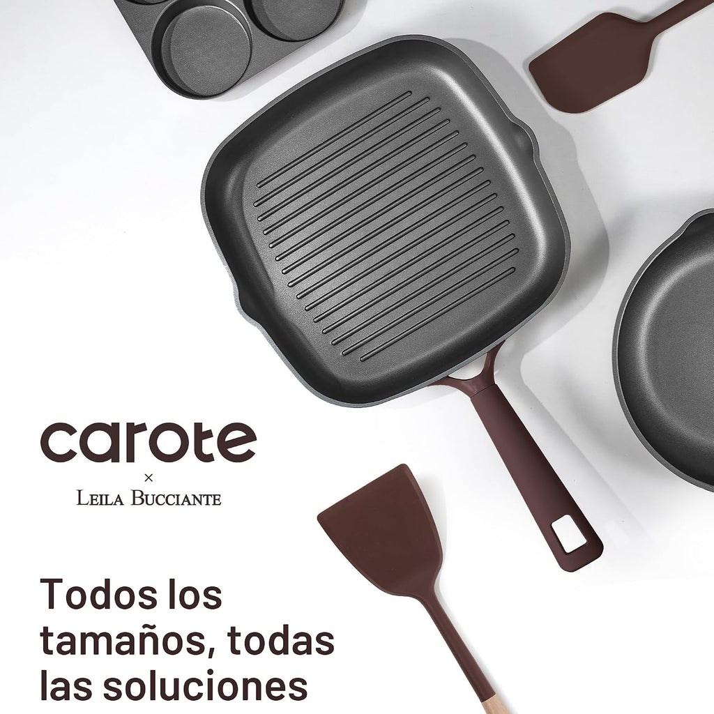 CAROTE Juego de 31 ollas y sartenes, juego de utensilios de cocina...