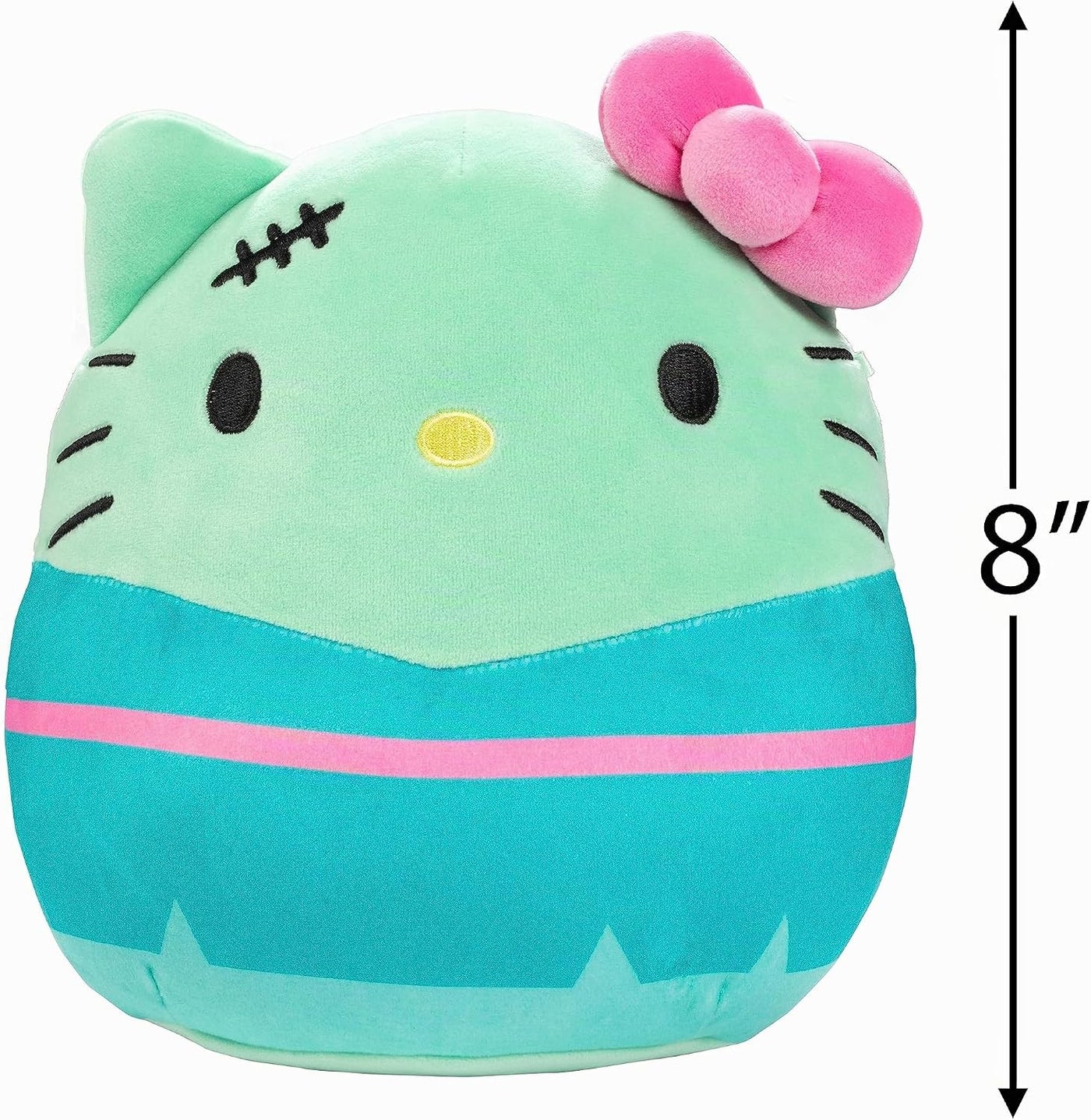 Squishmallows Hello Kitty FrankenKitty de 8 pulgadas, con licencia...