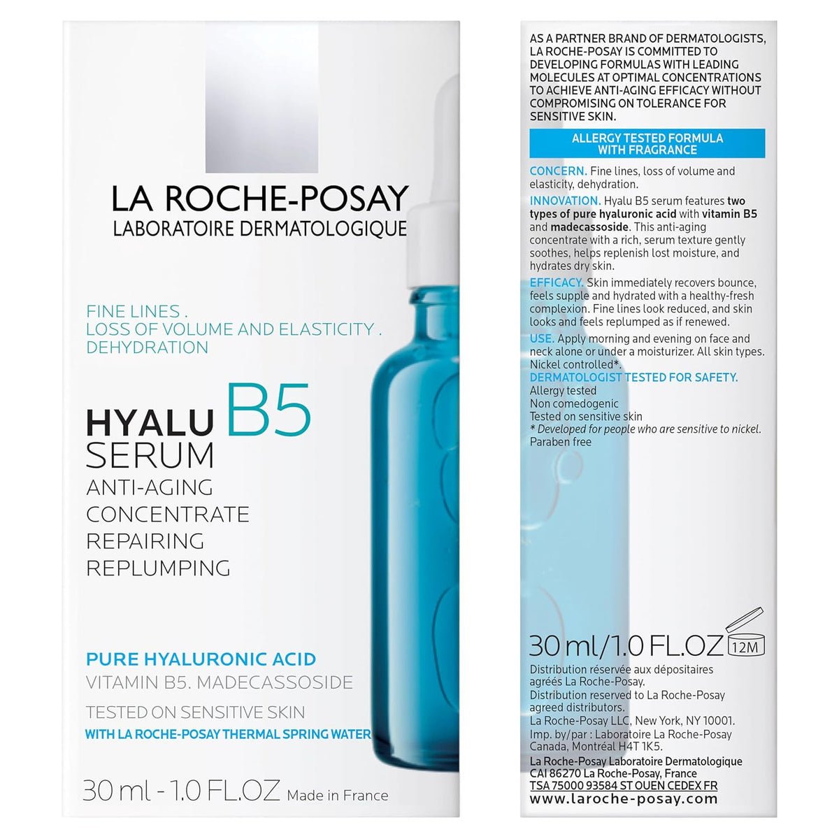 La Roche-Posay Hyalu B5 Suero antienvejecimiento de ácido hialuróni...