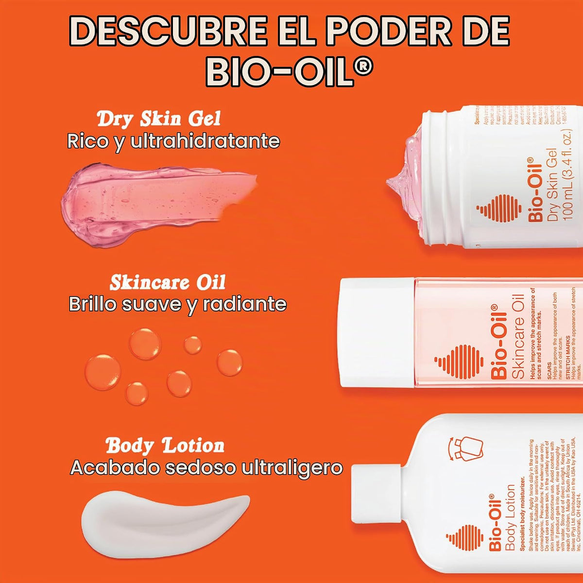 Bio-Oil Skincare Body Oil Serum, cicatrices y estrías, 2 fl oz | Re...