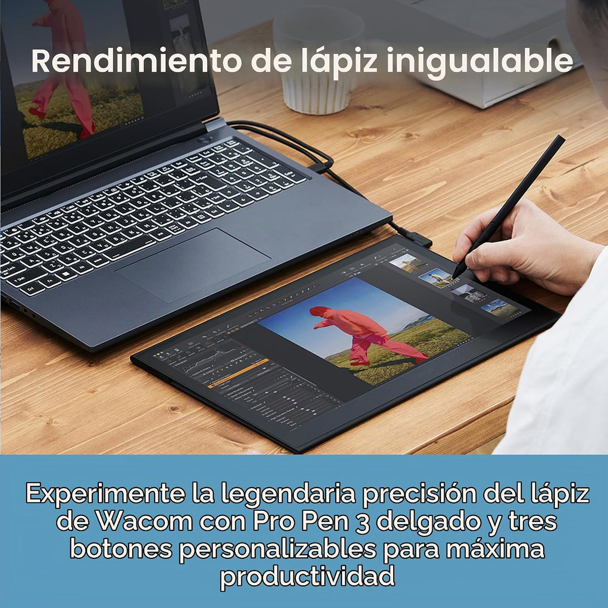 Wacom Movink - Tableta de dibujo con pantalla, pantalla táctil OLED...