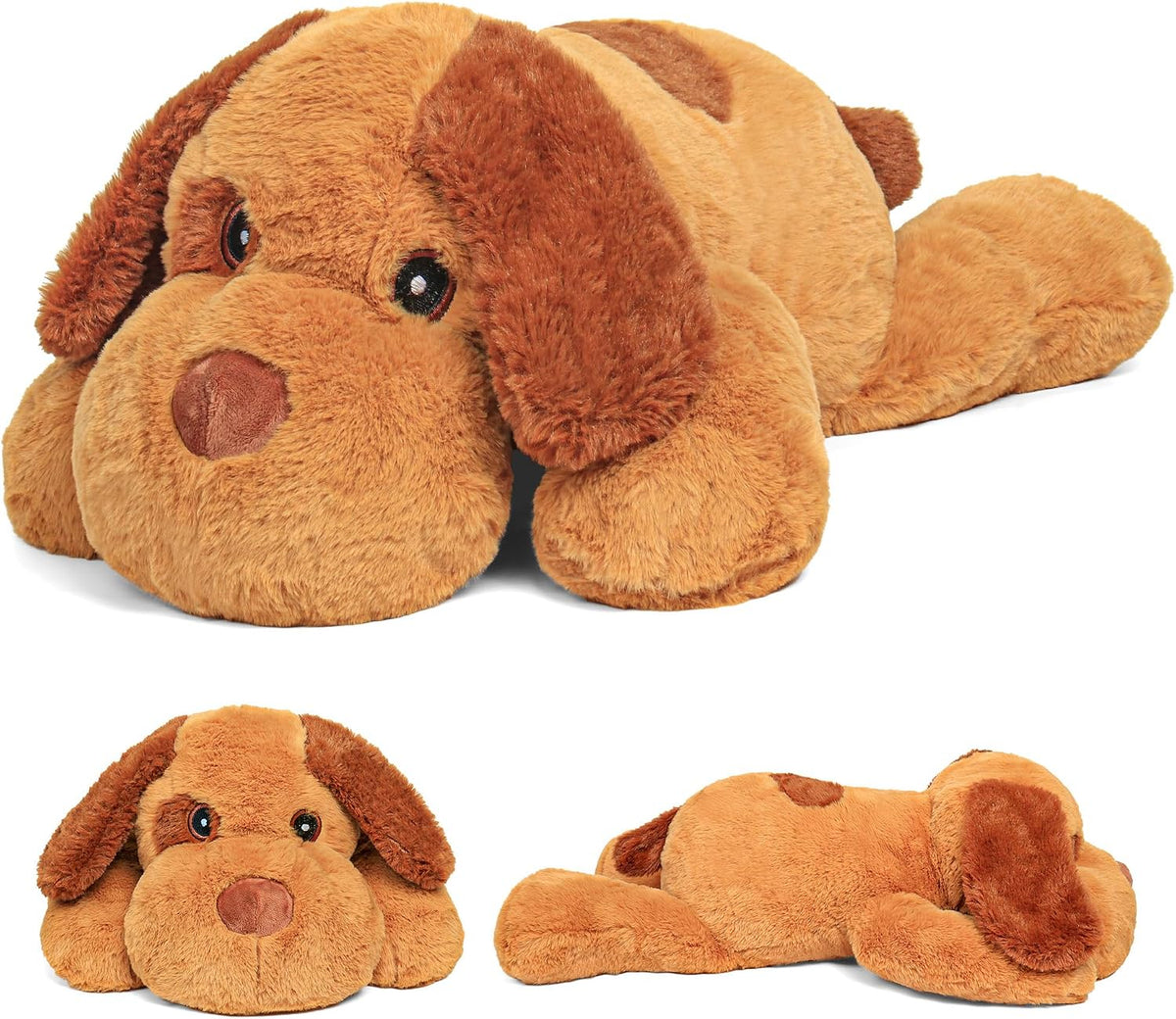 JellyMallow Animales de peluche con peso de perro de 24 pulgadas, 5...