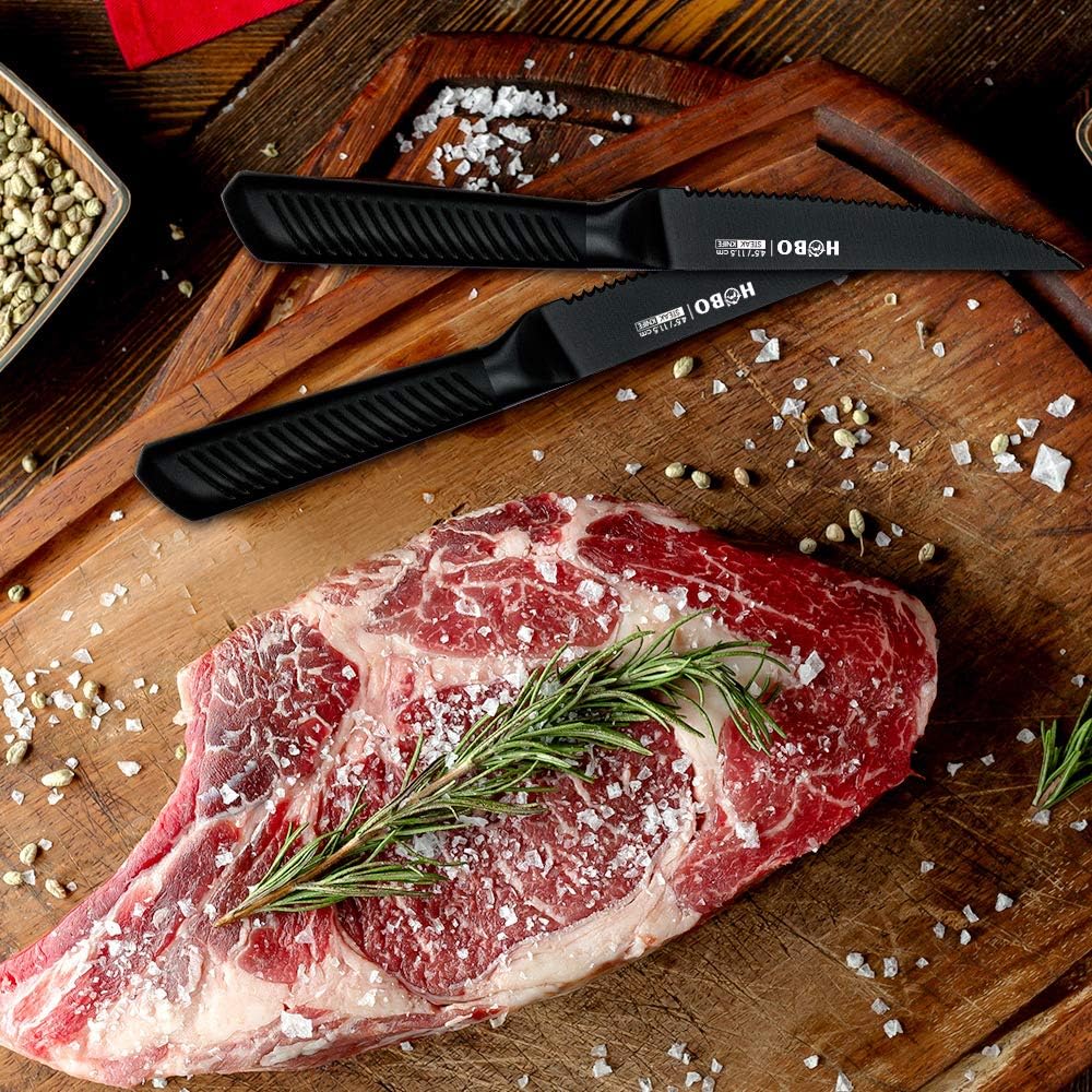 Juego de cuchillos de cocina de 15 piezas con 6 cuchillos de carne...