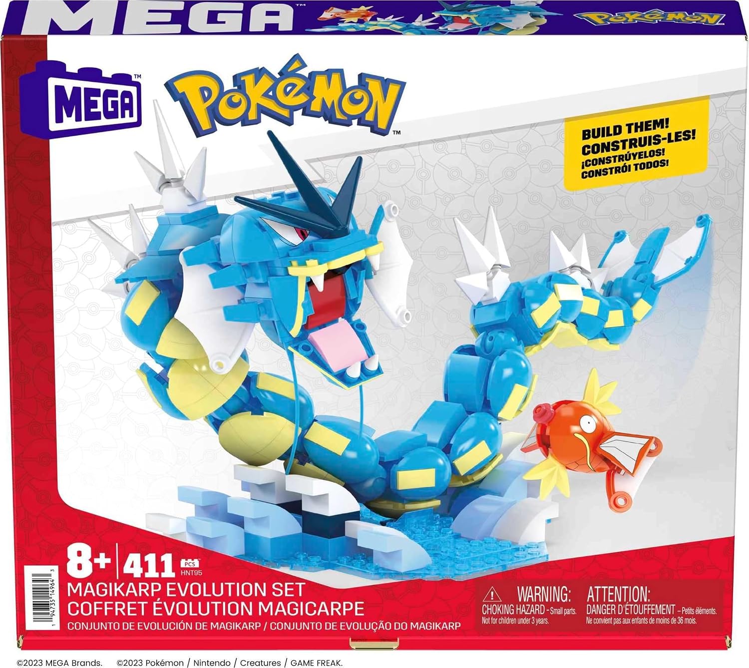 MEGA - Juego de juguetes de construcción de figuras de acción Pokém...