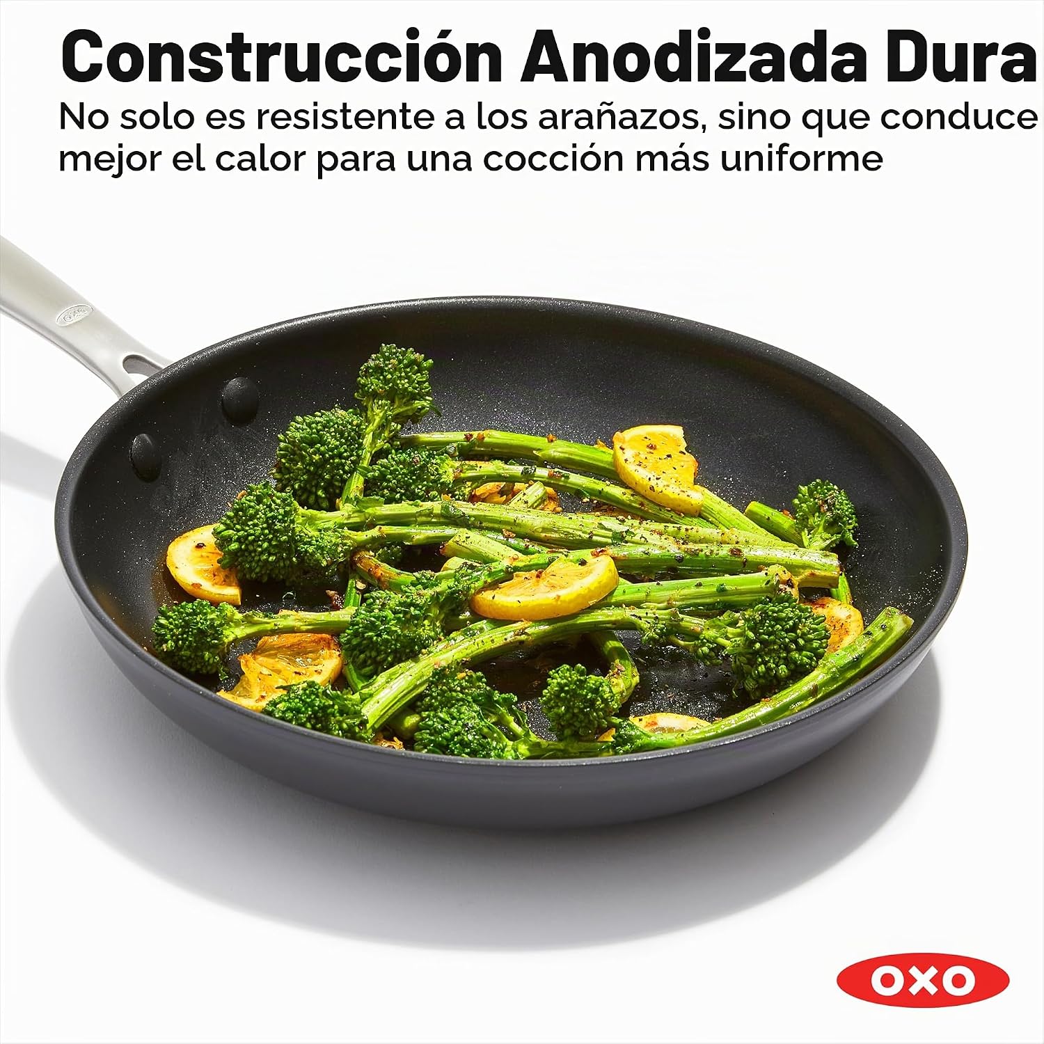 OXO Juego de sartenes mejoradas de 8 y 10 pulgadas, cerámica antiad...