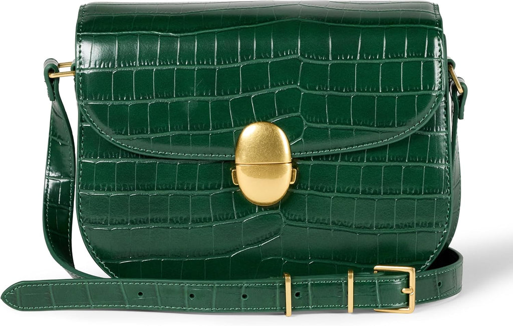 Amazon Essentials Bolso cruzado con solapa para mujer
