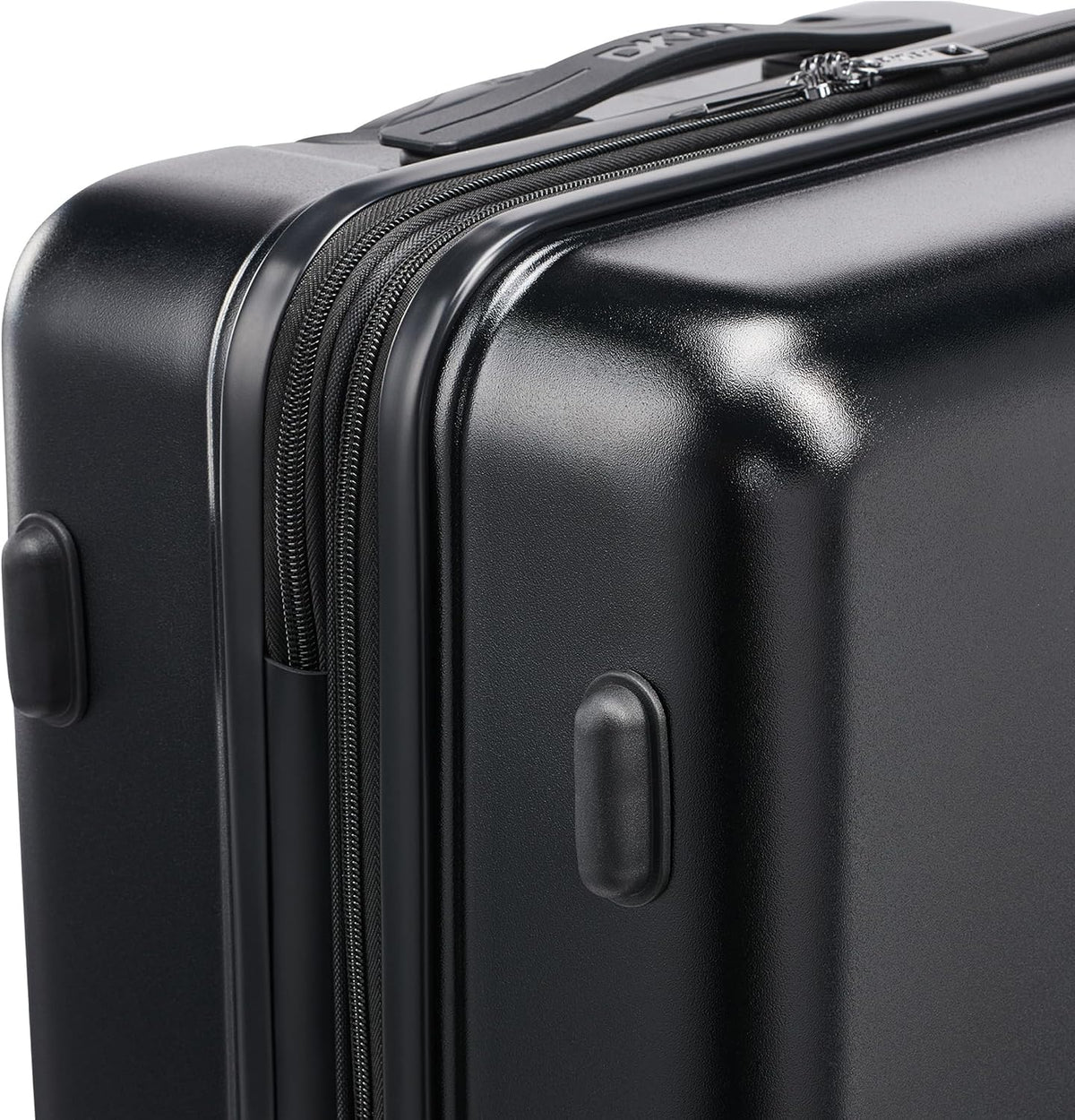 DKNY Amazon Exclusive On the Go - Maleta rígida de 25 pulgadas, lig...