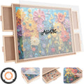 ALL4JIG Tablero de rompecabezas giratorio de 1500 piezas con 4 cajo...