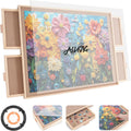 ALL4JIG Tablero de rompecabezas giratorio de 1500 piezas con 4 cajo...