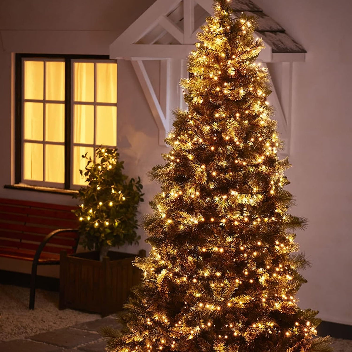 Dazzle Bright Guirnalda de 300 luces LED de Navidad, 100 pies, impe...