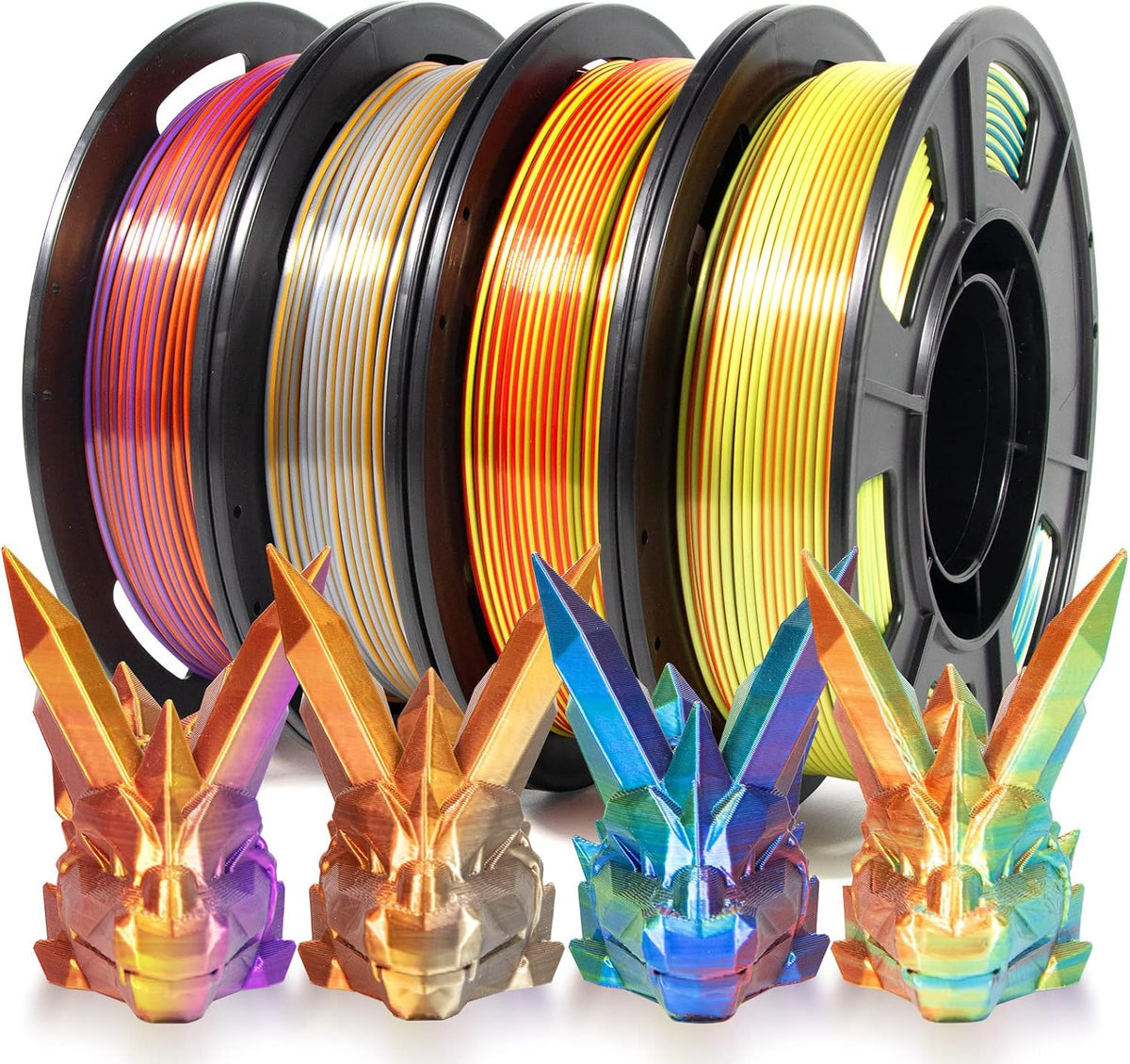 iSANMATE Filamento para Impresora 3D, Paquete de Filamento PLA Tri-...