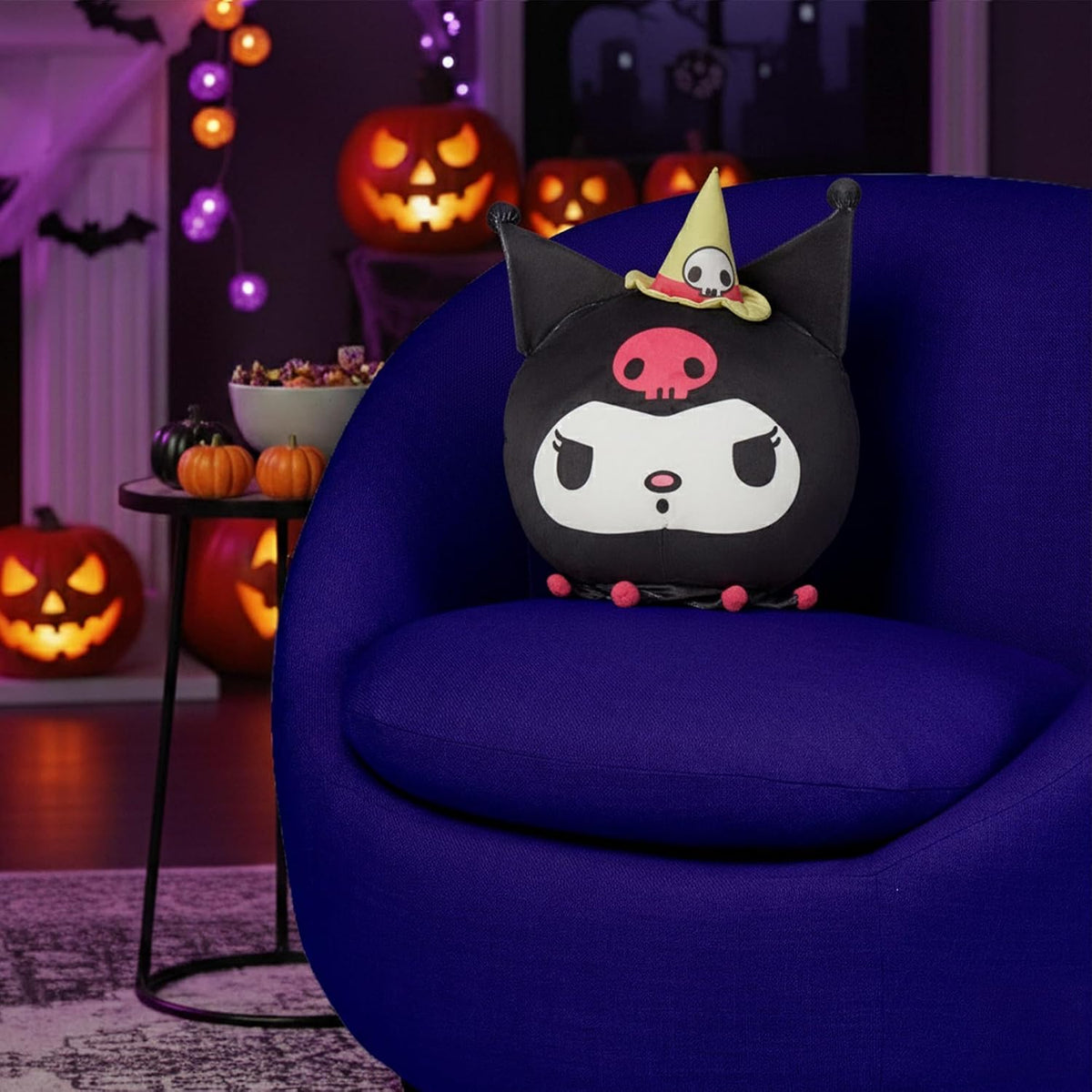 Northwest Halloween Sanrio Witchy Kuromi - Almohada de viaje de nub...