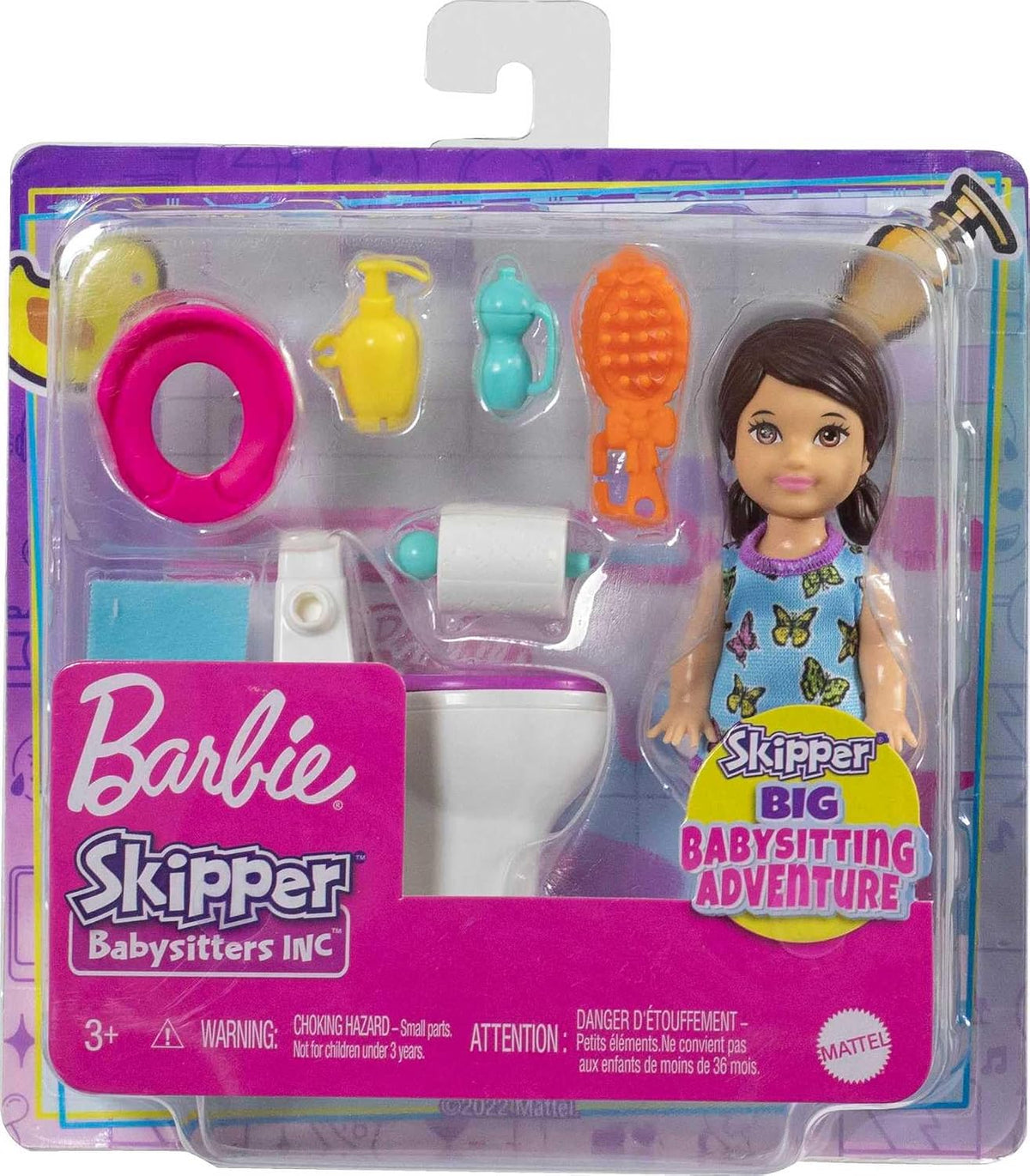 Barbie Skipper Babysitters Inc Juego con muñeca morena | en Vestido...