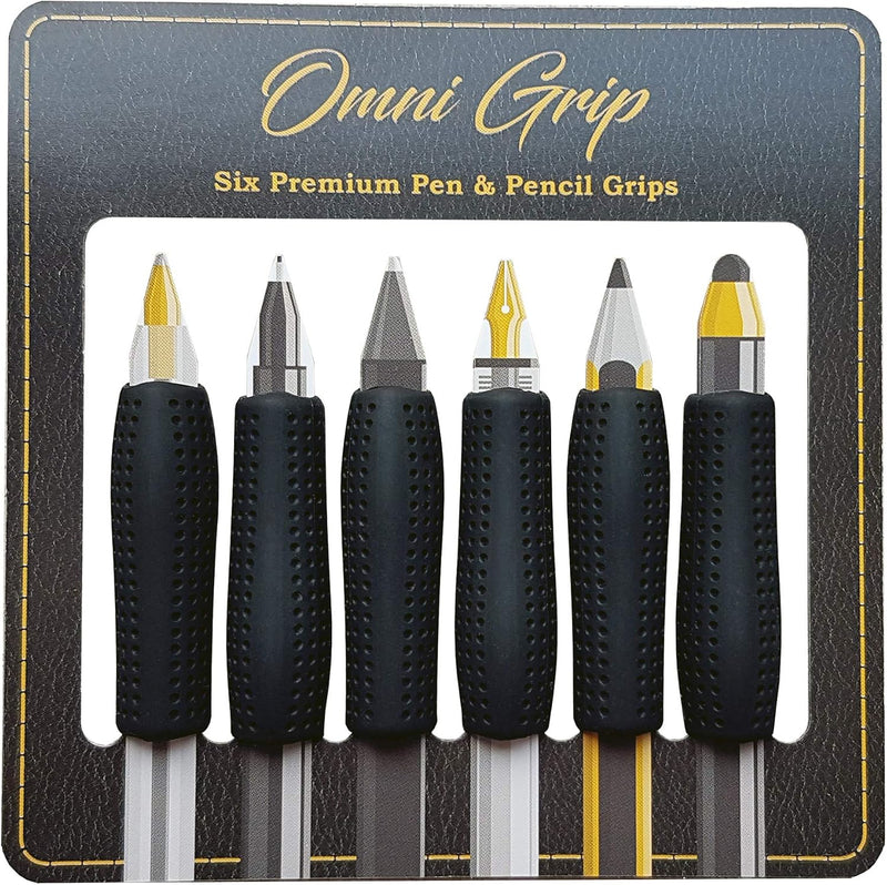 Chrome Cherry Omni Grip - Paquete de 6 empuñaduras cómodas con bolí...