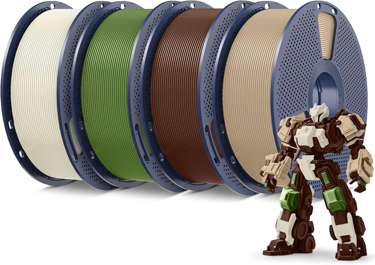 SUNLU - Filamento PLA Plus para impresora 3D de 0.07 in, paquete de...