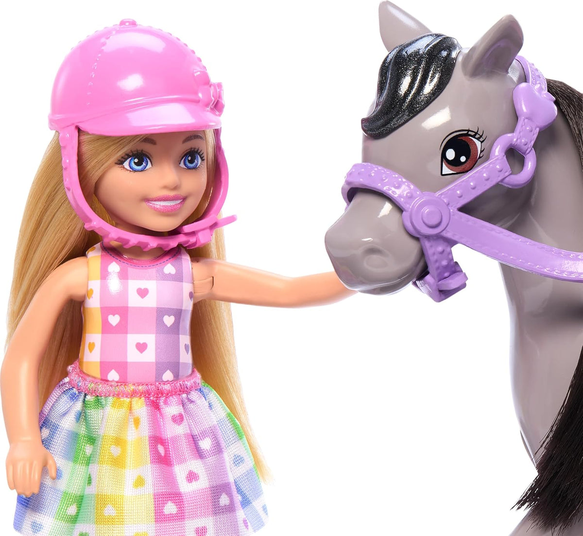 Barbie Club Chelsea - Juego temático de muñeca, caballo y equitació...