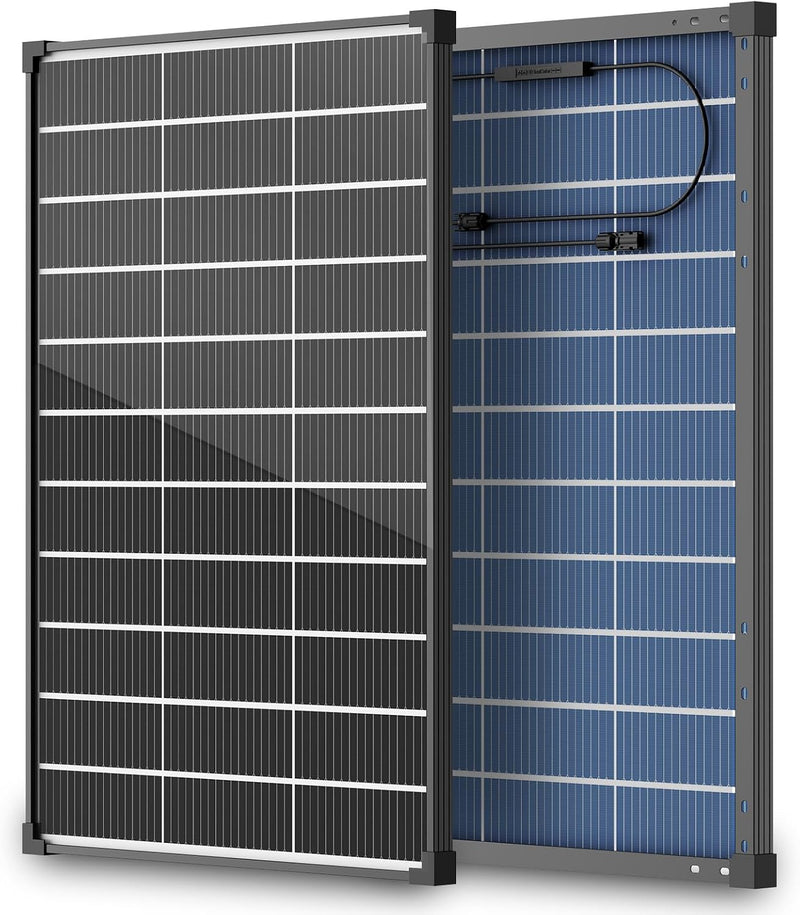 EtnalSolar 16BB biacial 100W panel solar tipo N 12V, 25.6% de alta...