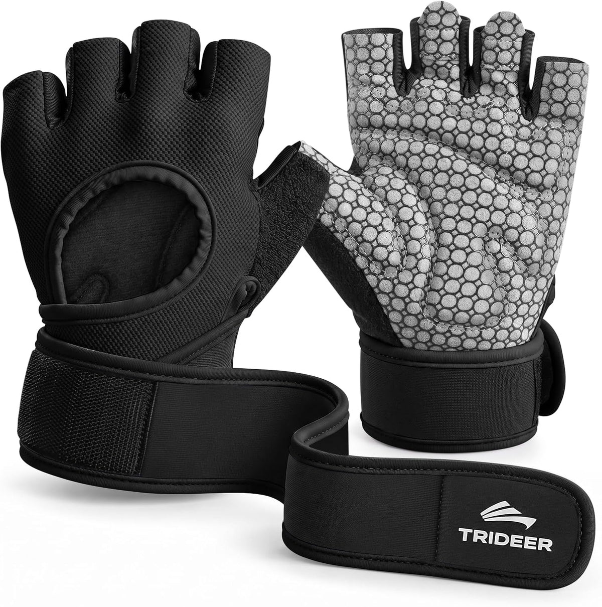 Trideer Guantes de levantamiento de pesas para mujeres y hombres |...