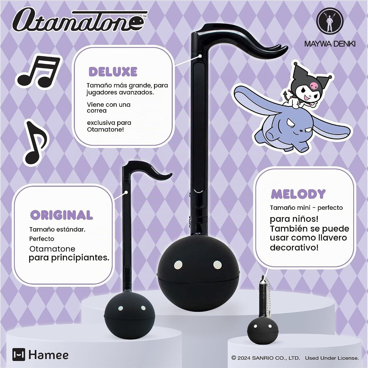 Otamatone Sanrio Sintetizador Japonés Instrumento Musical Juguete -...