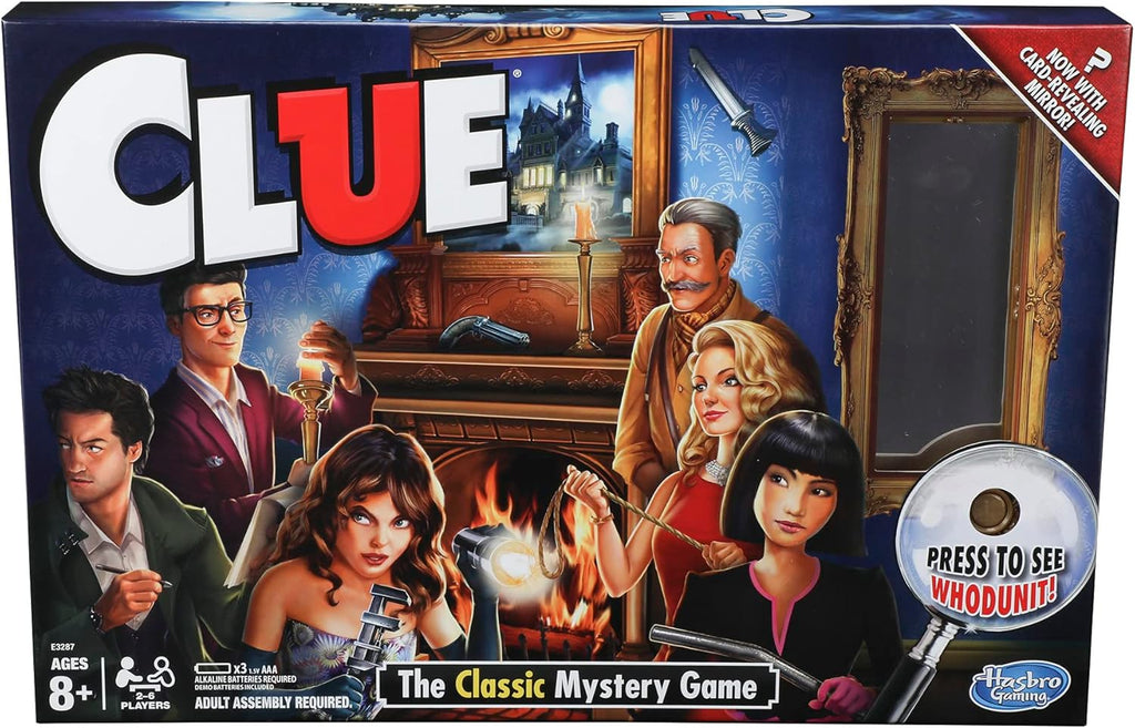 Hasbro Gaming Juego Clue, Juego de Mesa de Misterio, 2-6 Jugadores,...