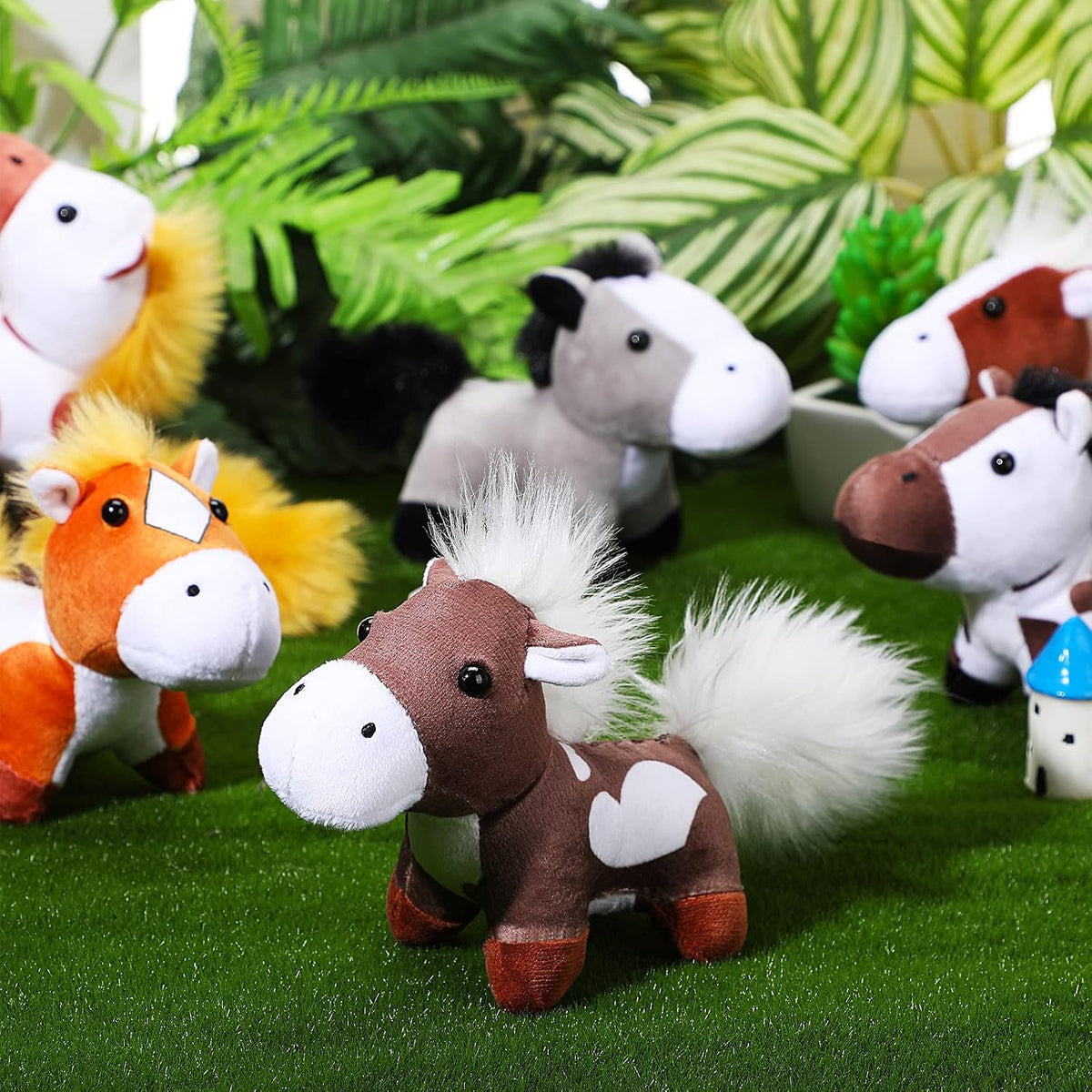 Sumind 8 piezas de animales de peluche de gato a granel, mascotas d...