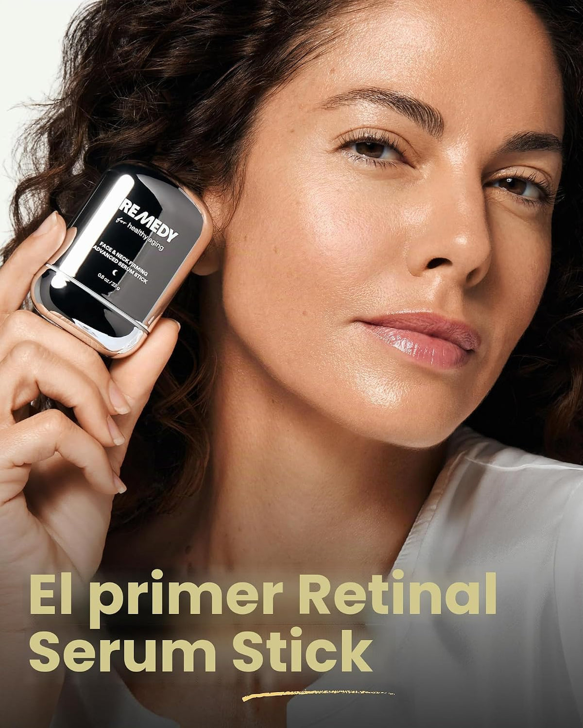 REMEDY Suero en barra reafirmante para rostro y cuello para piel cr...